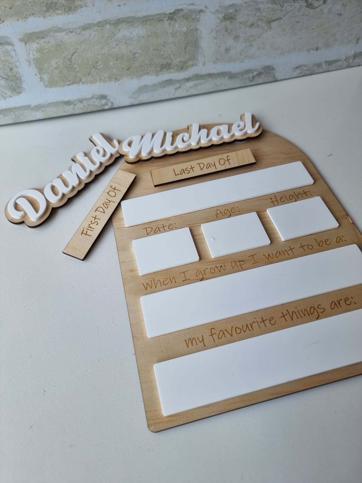 First/Last Day Multi Use Boards