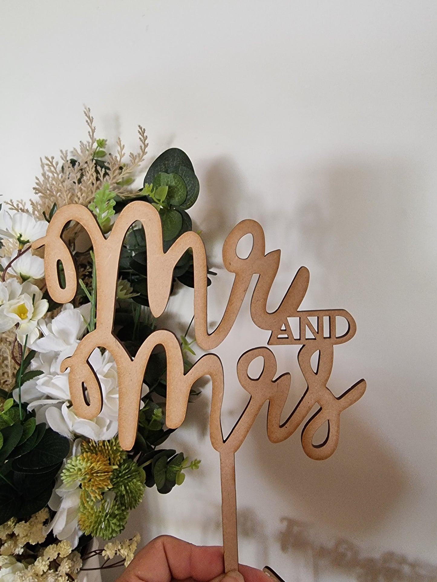 Mr and Mrs Cake Topper
