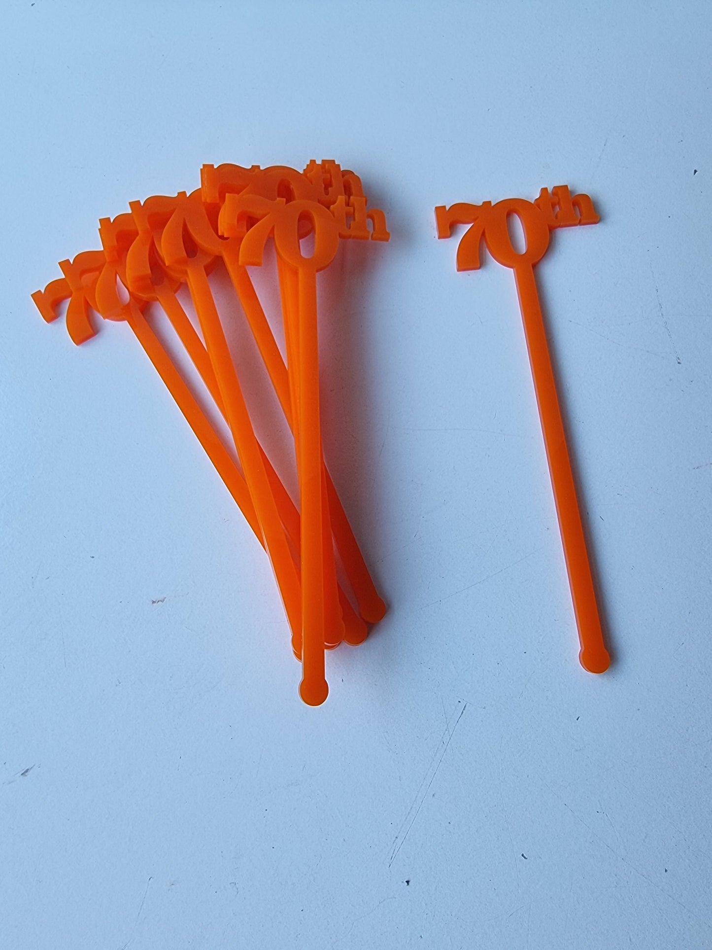 Personalised Acrylic Drink Stirrers