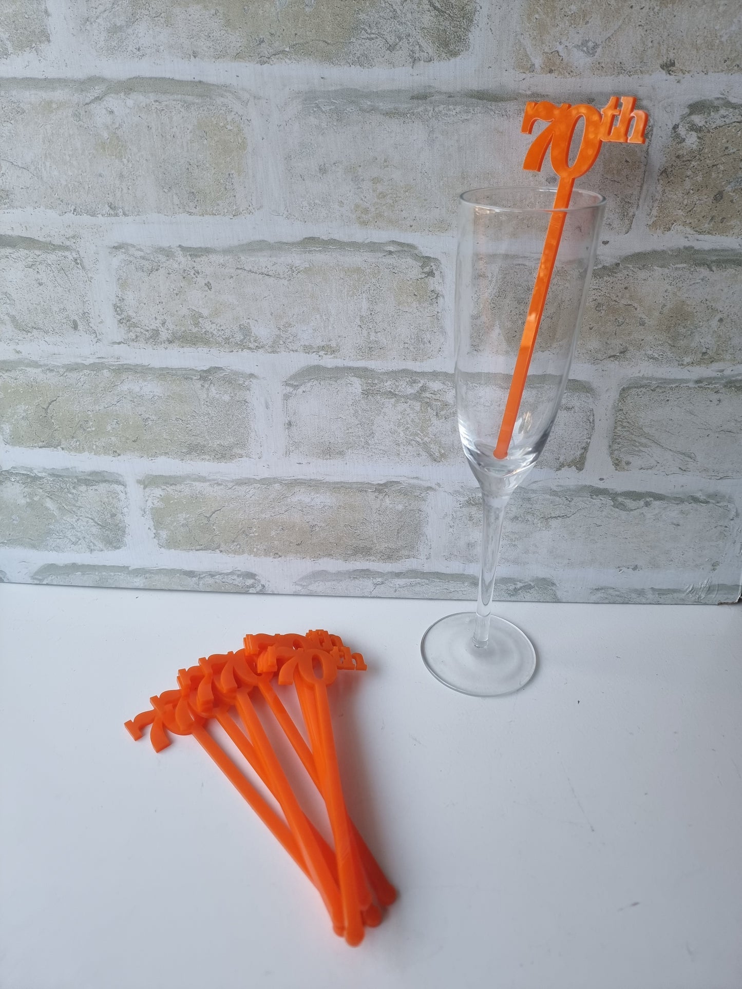 Personalised Acrylic Drink Stirrers