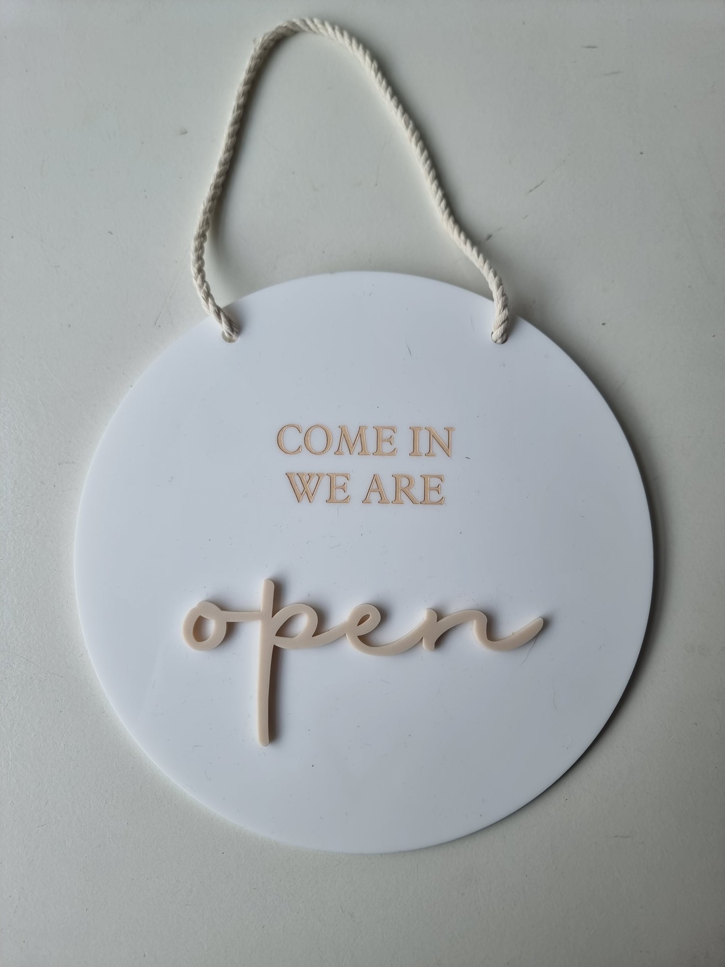 Door sign/treatment in progress
