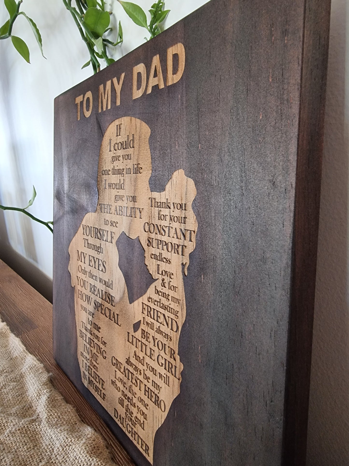 Daddy Daughter Plaque
