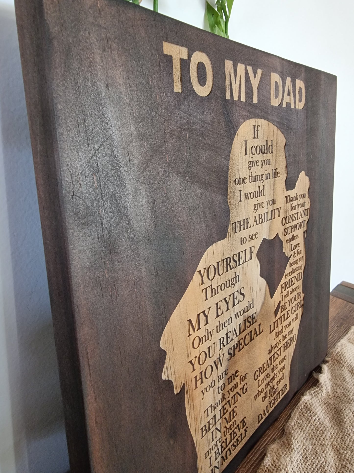 Daddy Daughter Plaque