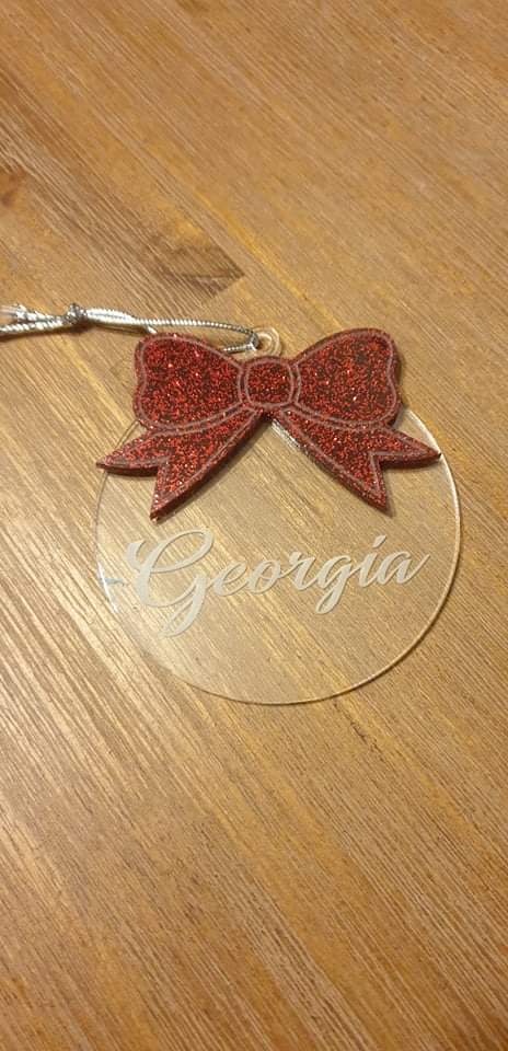 Custom Christmas Bauble