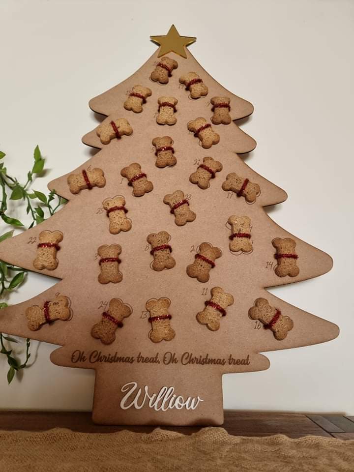 Doggy Advent Calendar Custom Christmas tree