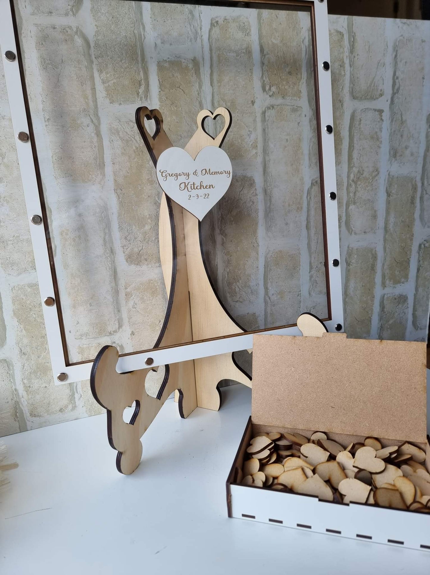 Square Wedding Guest Book