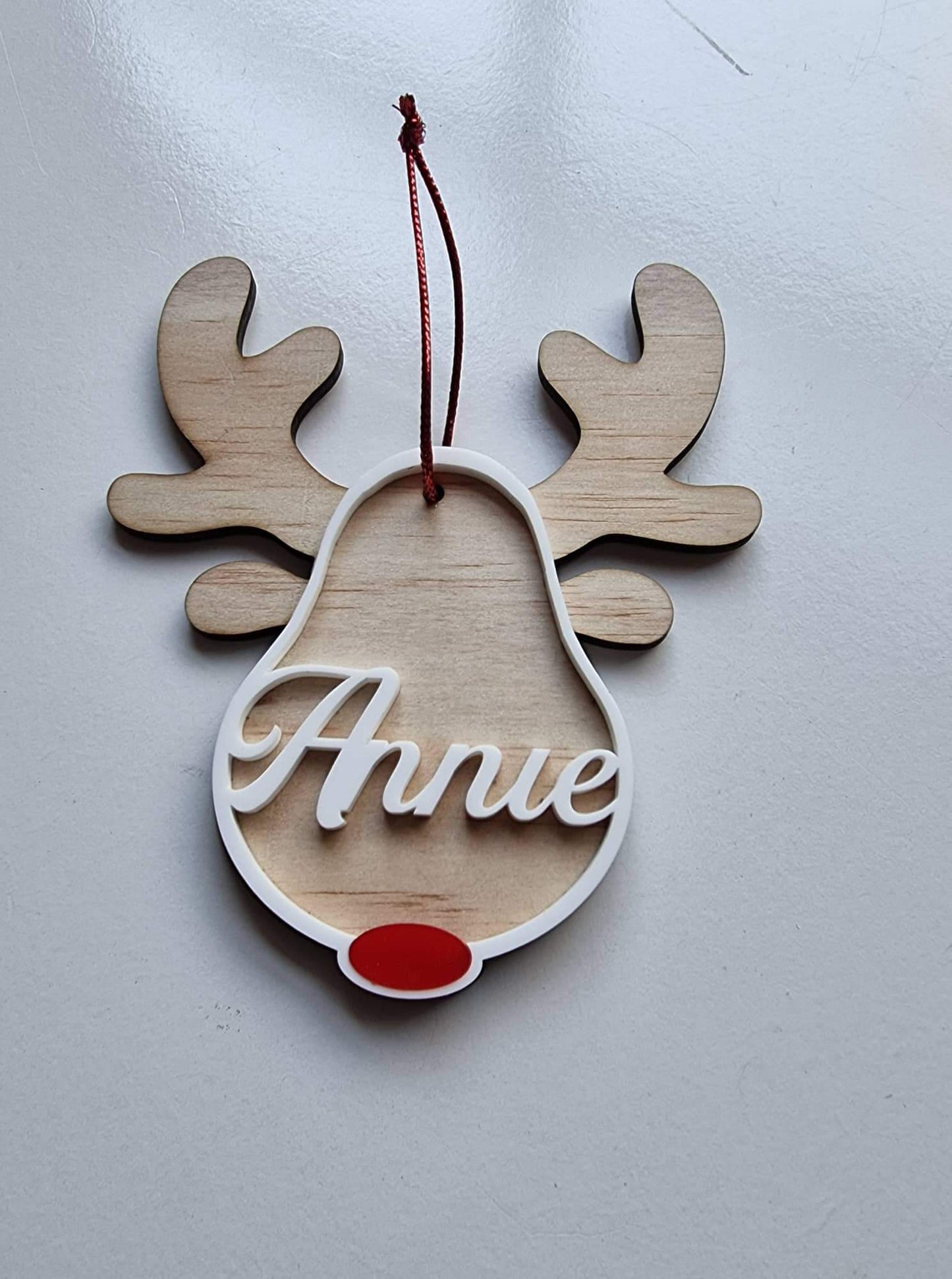 Reindeer Christmas Bauble
