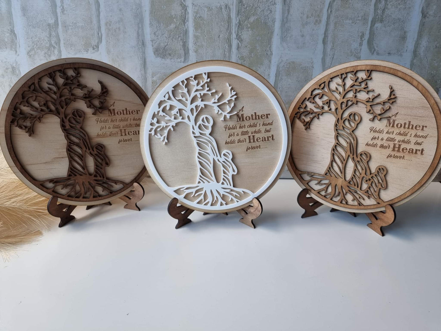 Mother and child plaque