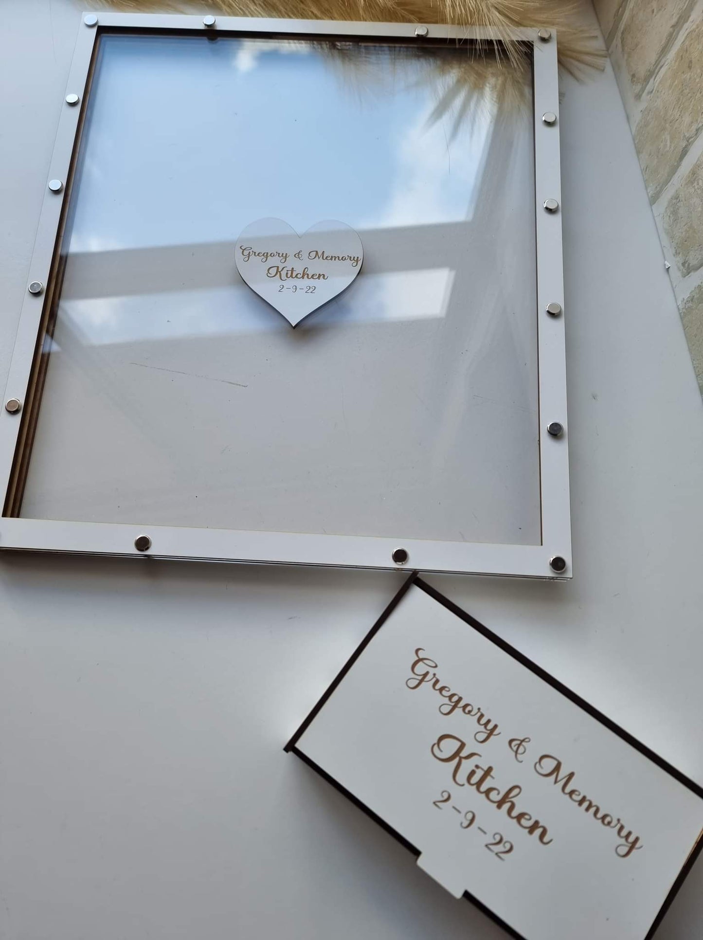 Square Wedding Guest Book