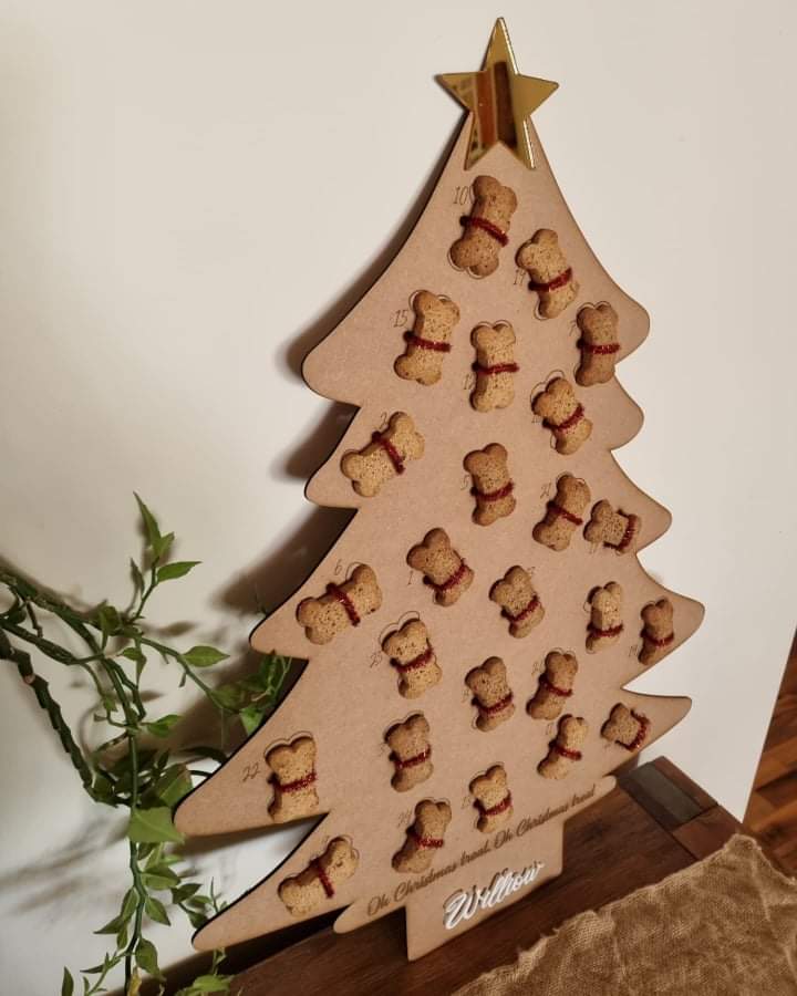 Doggy Advent Calendar Custom Christmas tree