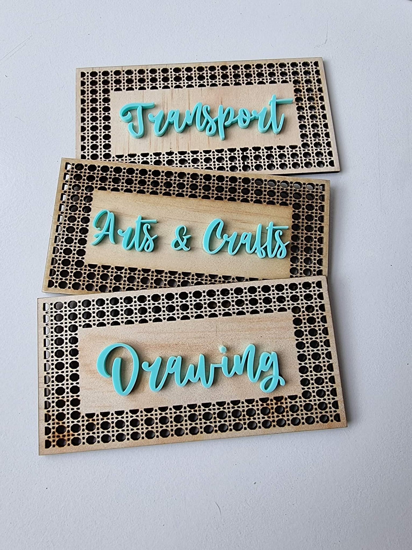 Toy box or Trofast Tub Labels