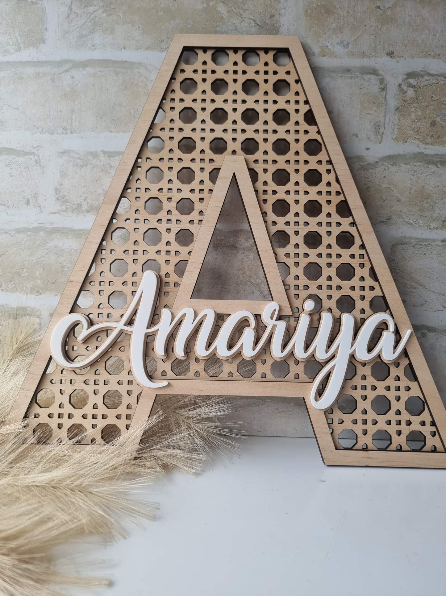 Rattan Decorative Letters