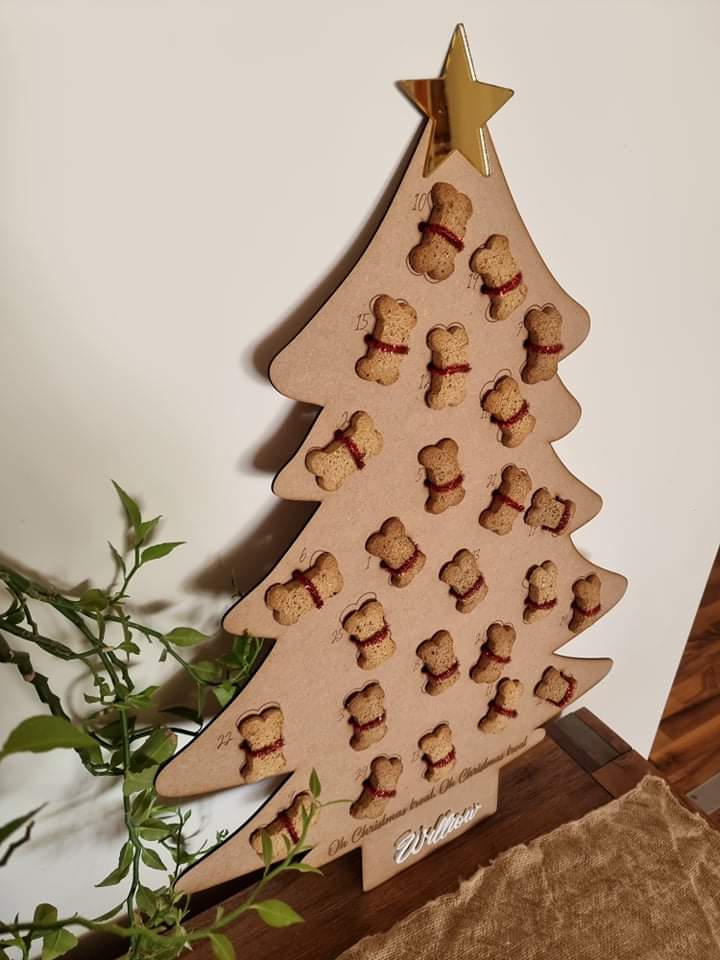 Doggy Advent Calendar Custom Christmas tree