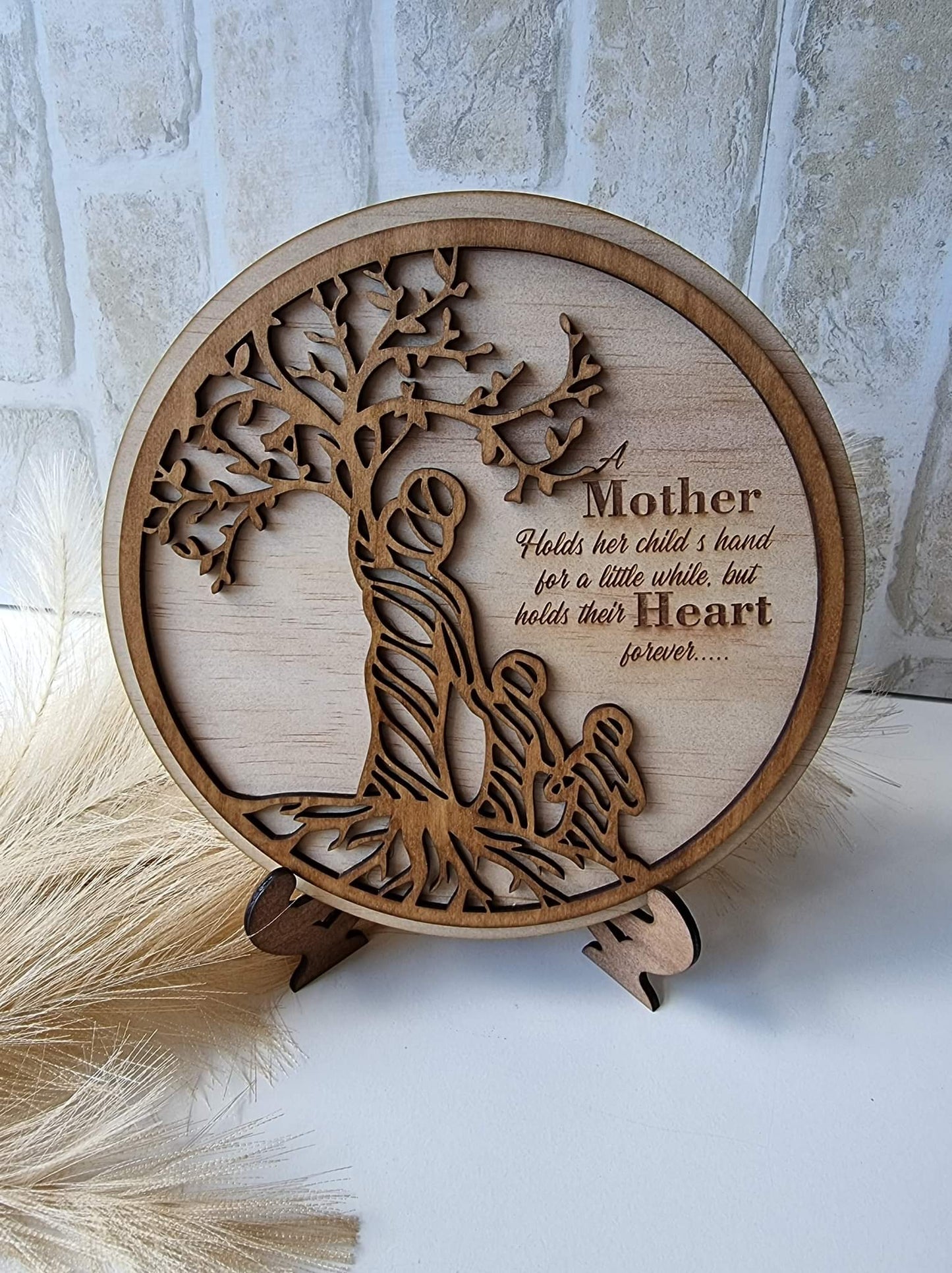 Mother and child plaque
