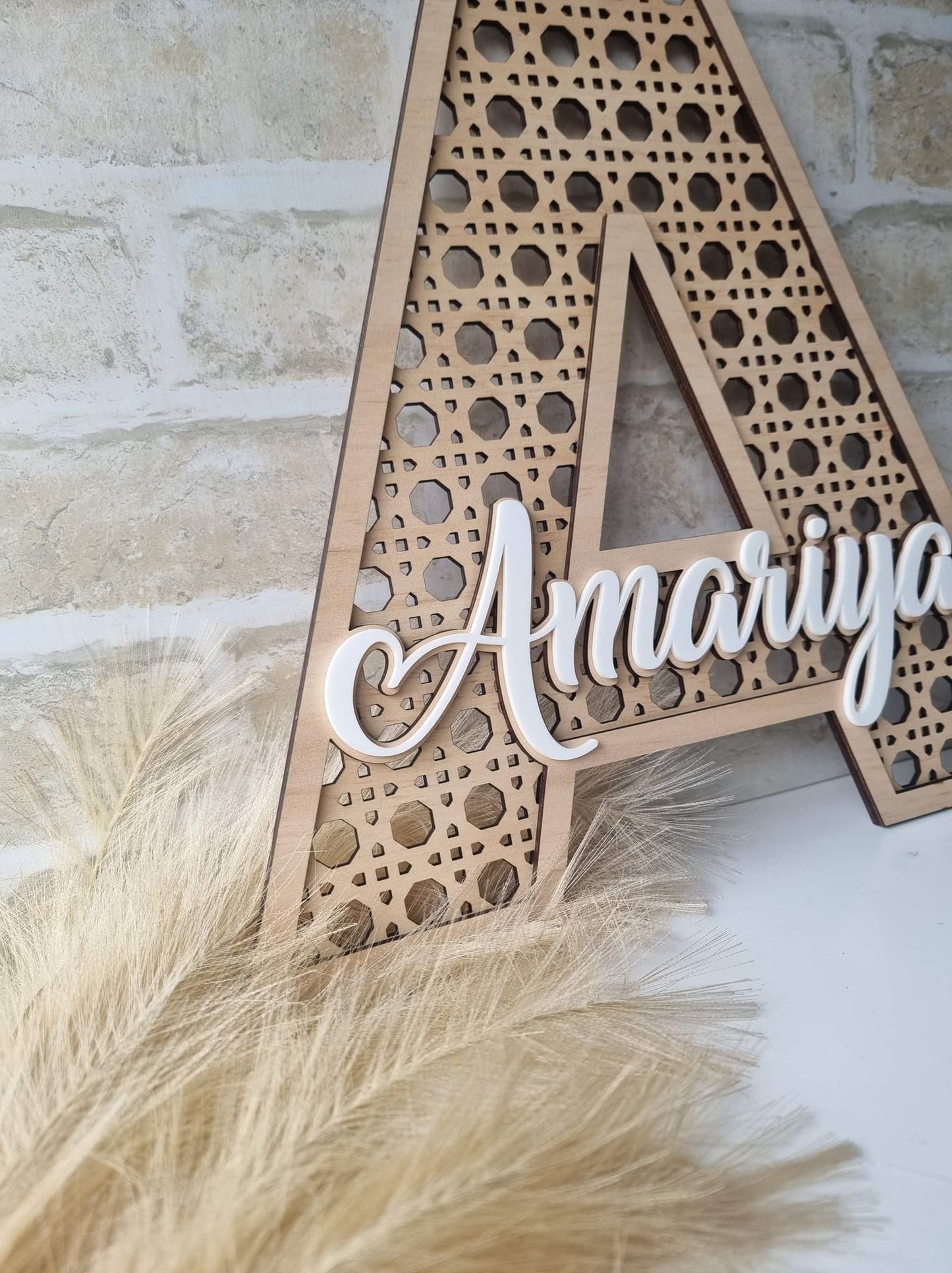 Rattan Decorative Letters