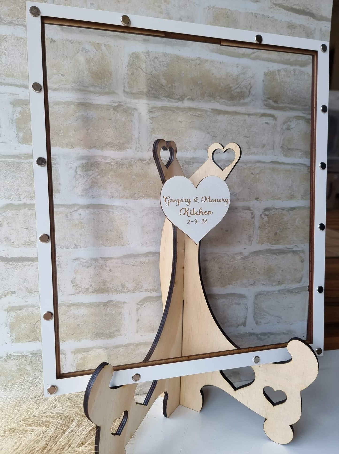 Square Wedding Guest Book