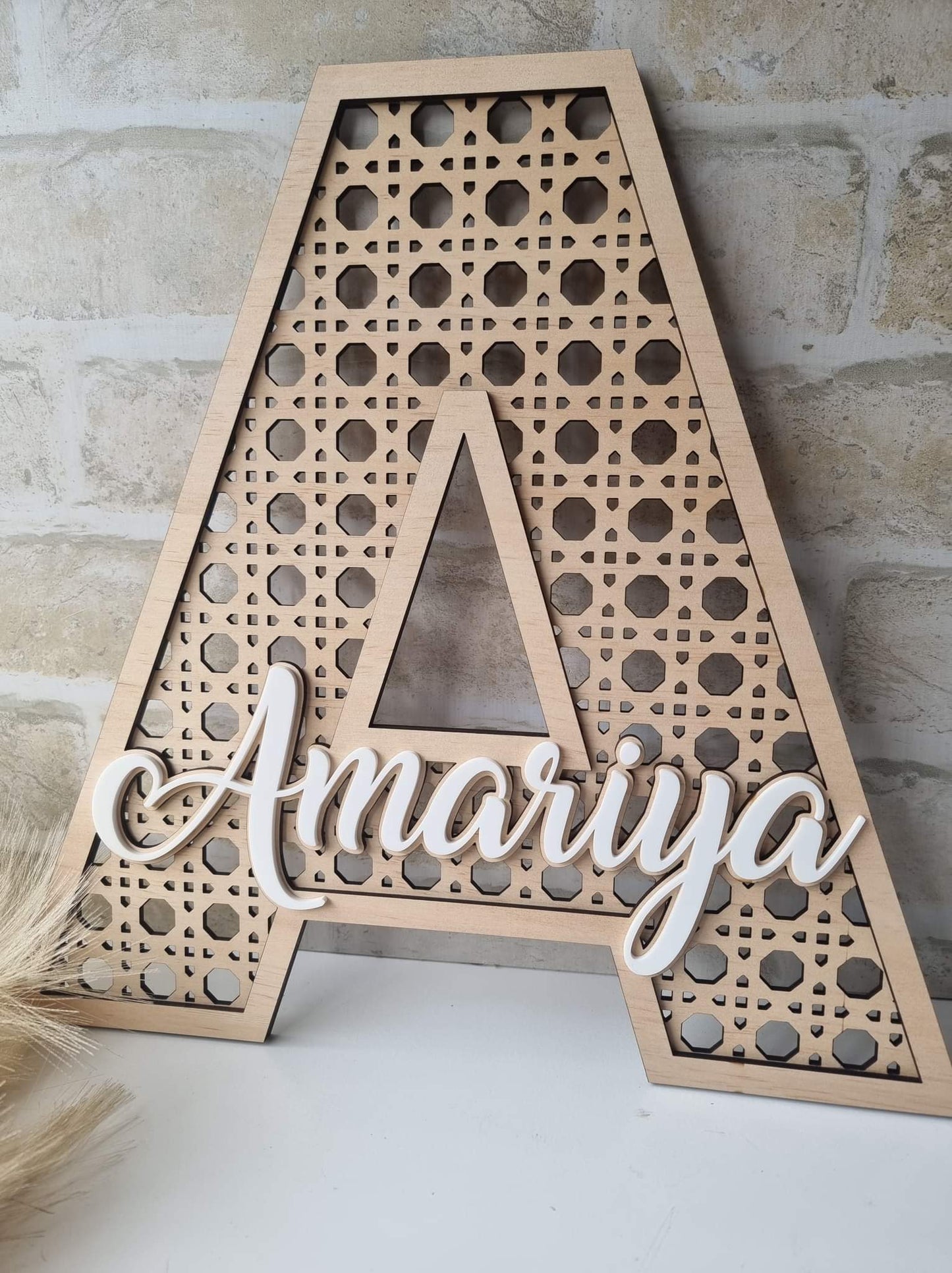 Rattan Decorative Letters