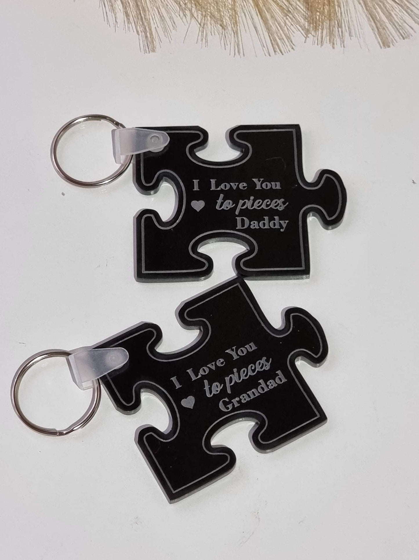 Puzzle Piece Keyring