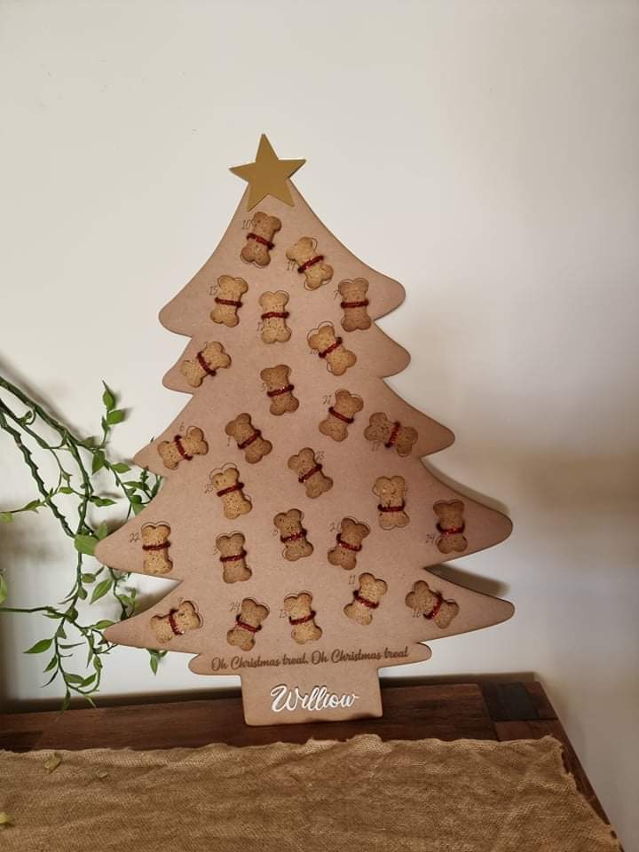 Doggy Advent Calendar Custom Christmas tree
