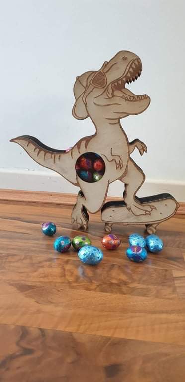 Skater Dinosaur Chocolate Box