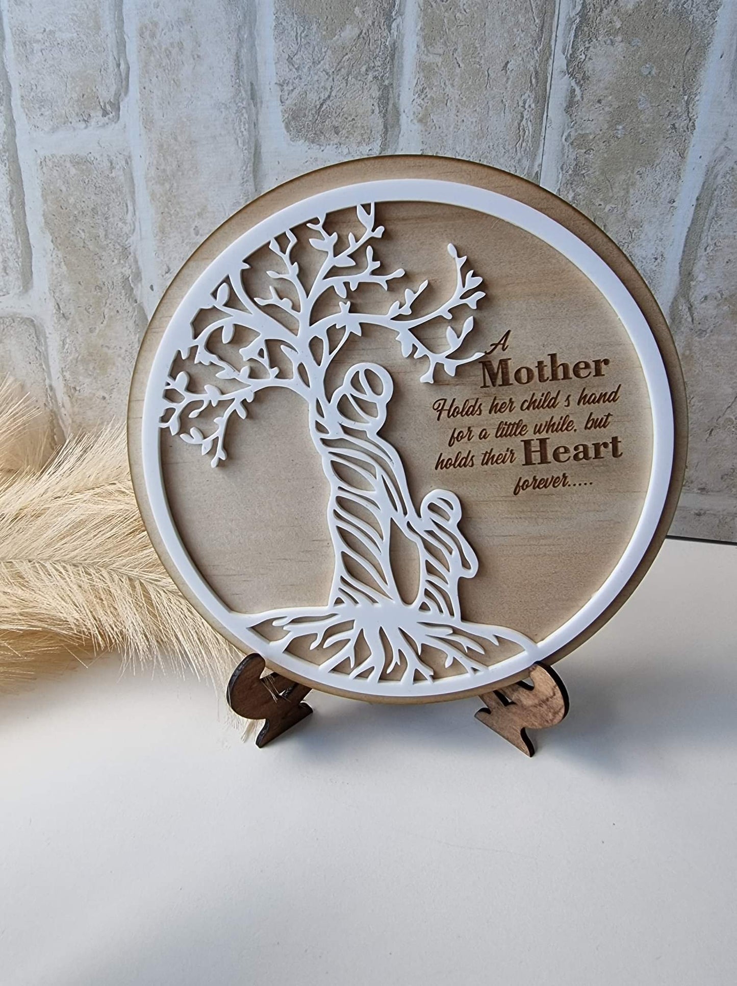 Mother and child plaque