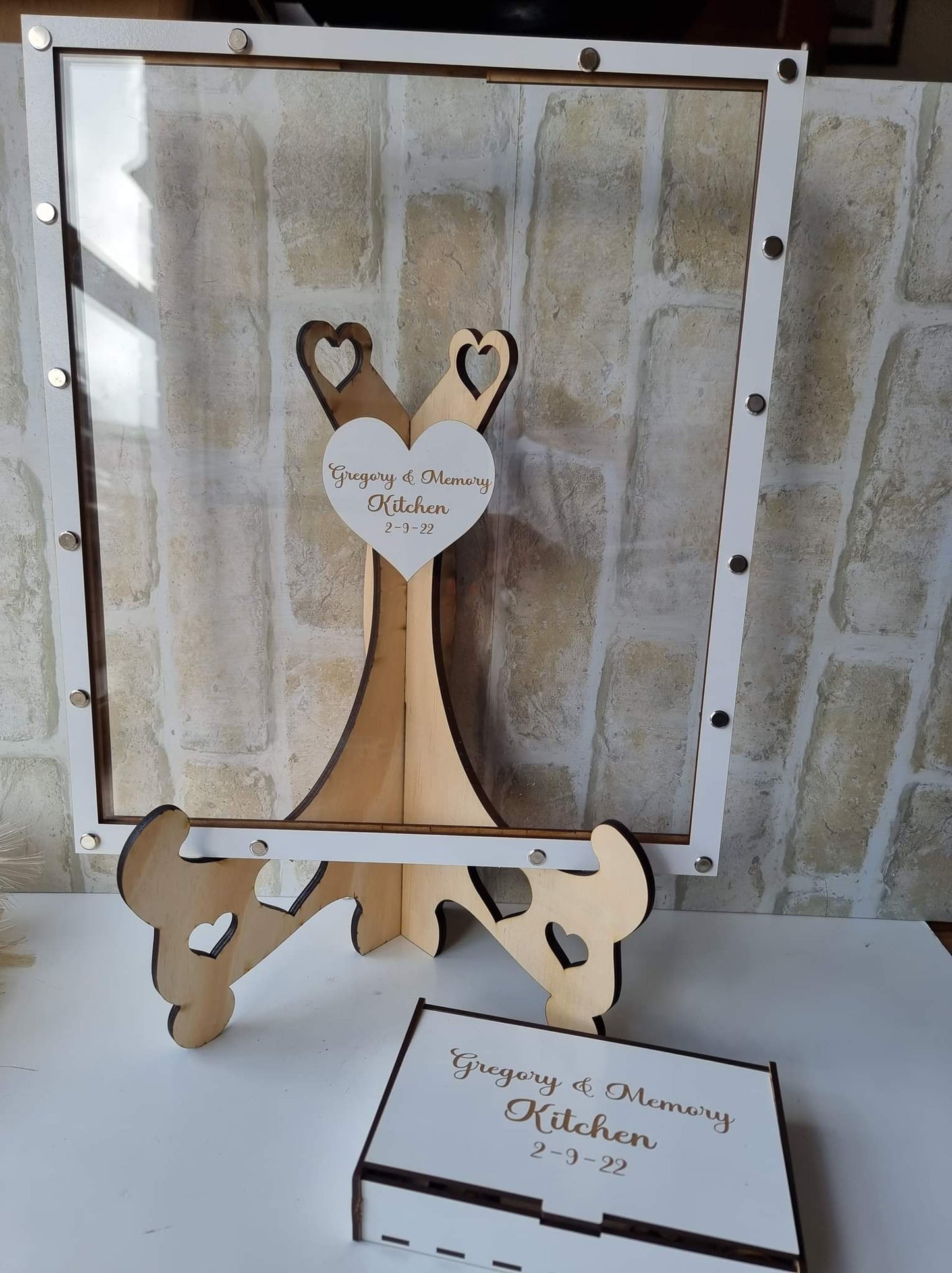 Square Wedding Guest Book