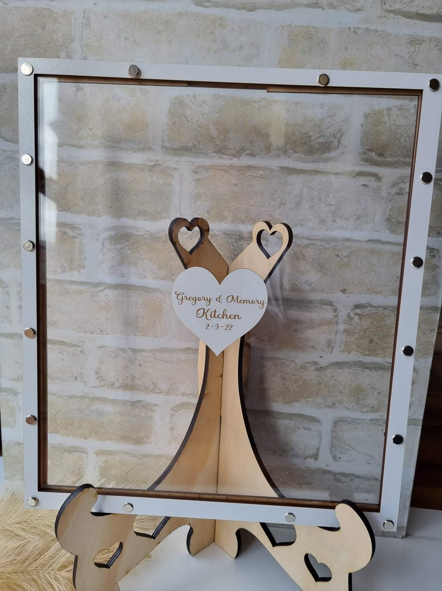 Square Wedding Guest Book