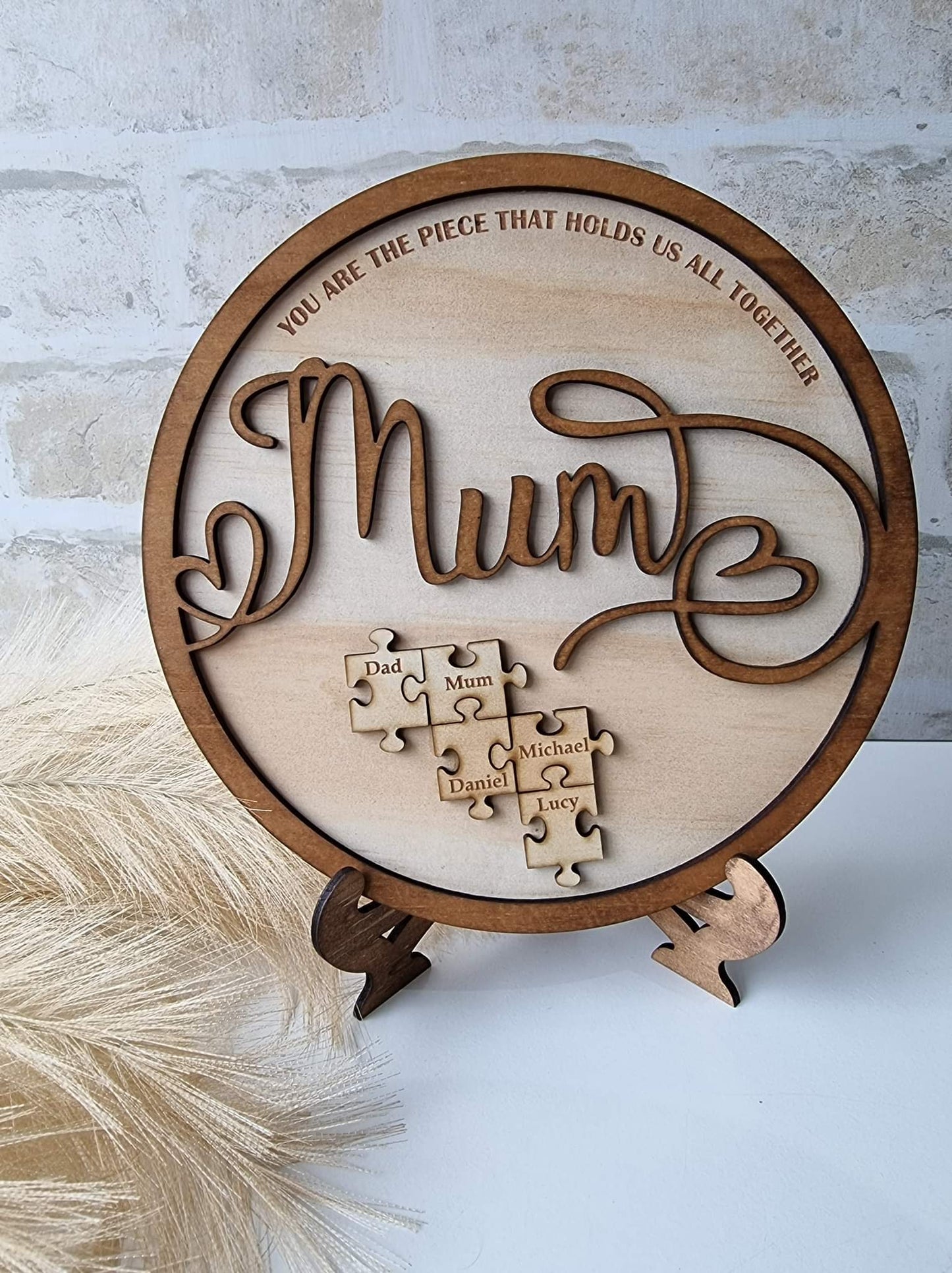 Puzzle Piece Plaque