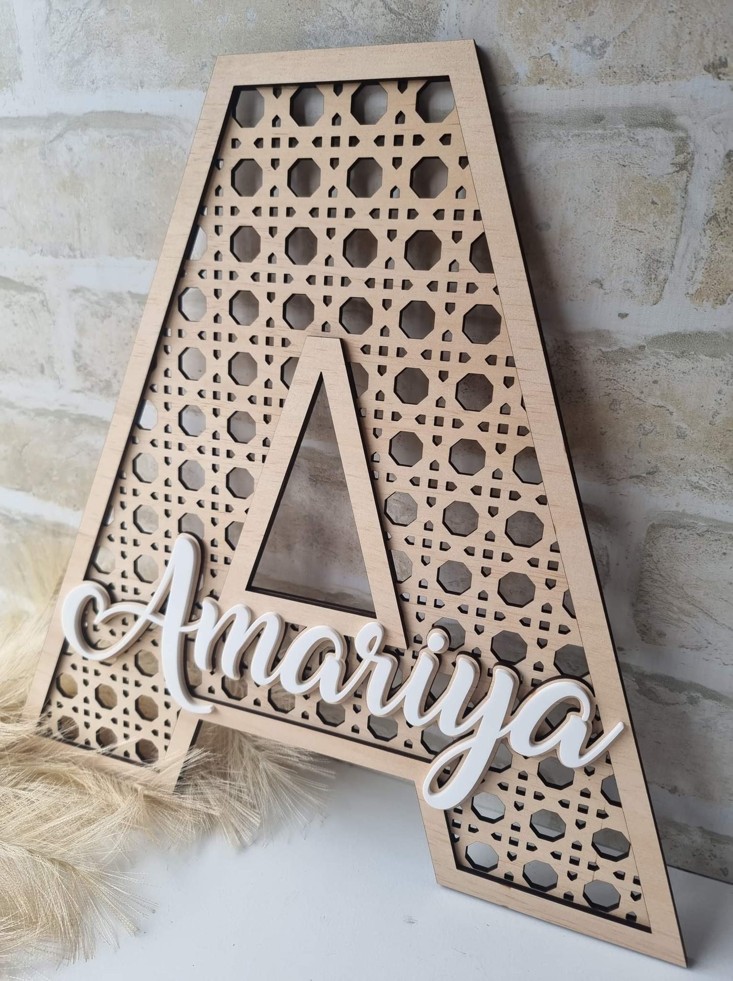 Rattan Decorative Letters