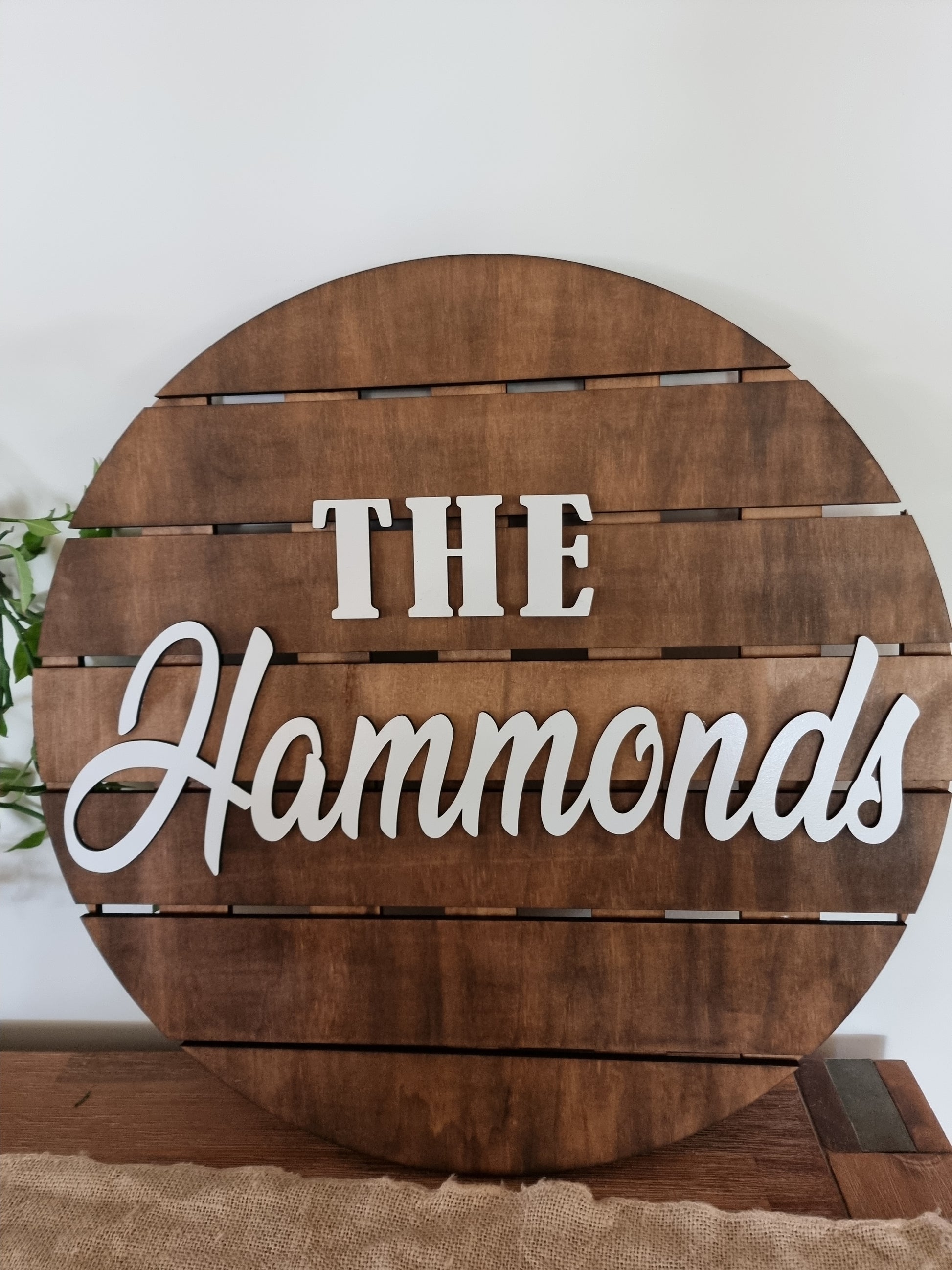 Slat Sign – Cutting Edge Laser Design