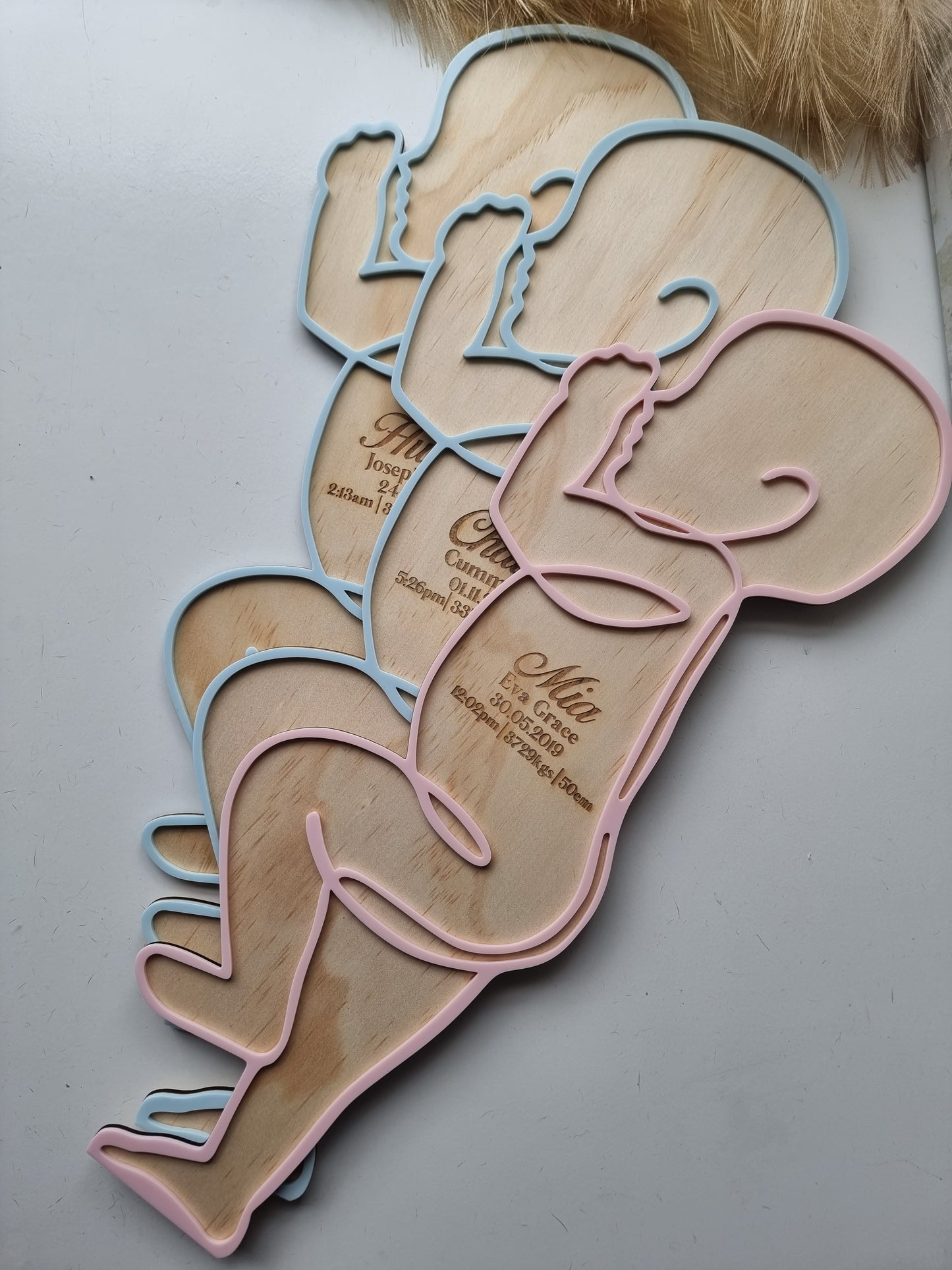 Baby Scale 1:1 Birth Plaques