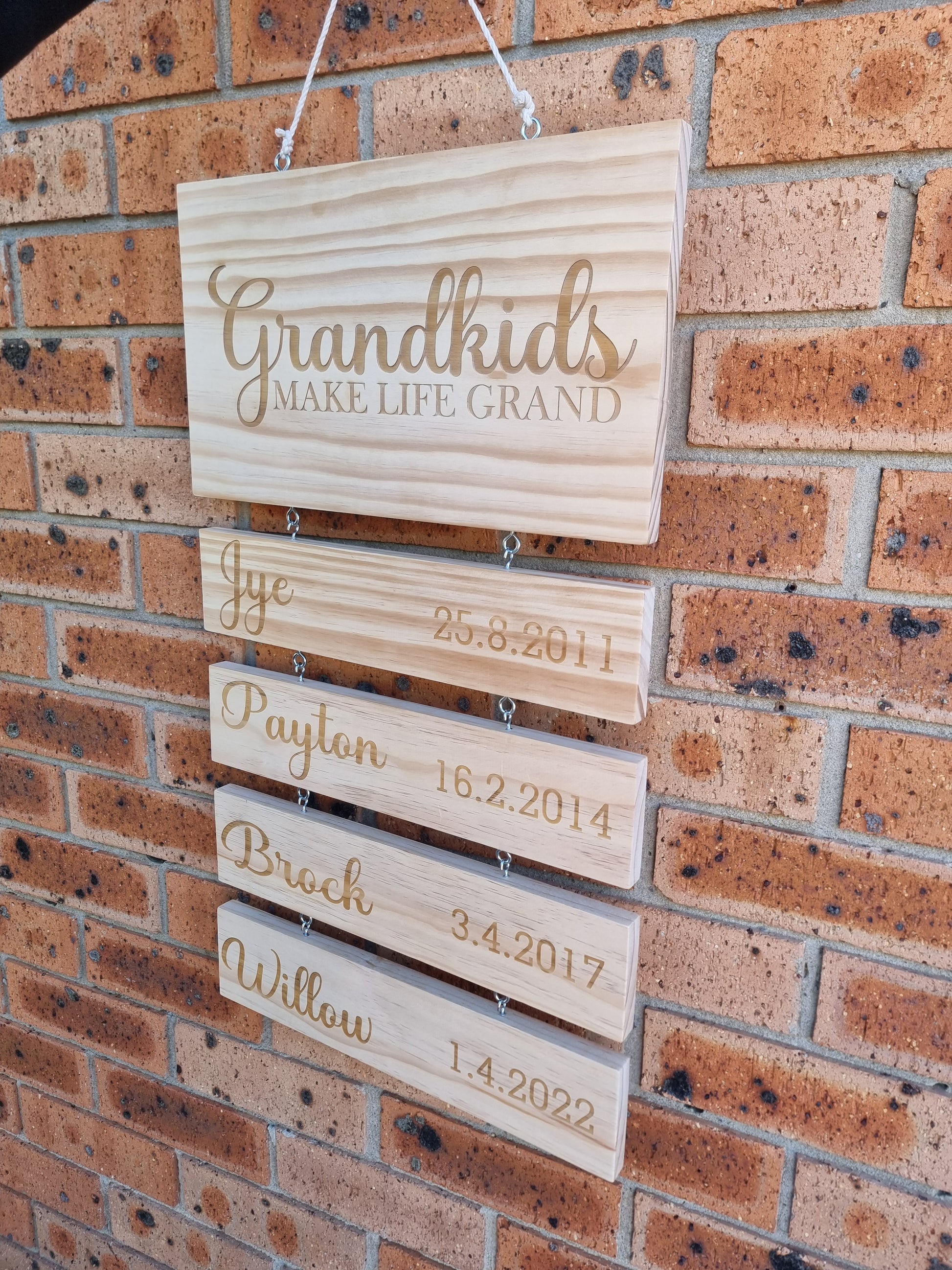 Stacker Slat Signs – Cutting Edge Laser Design