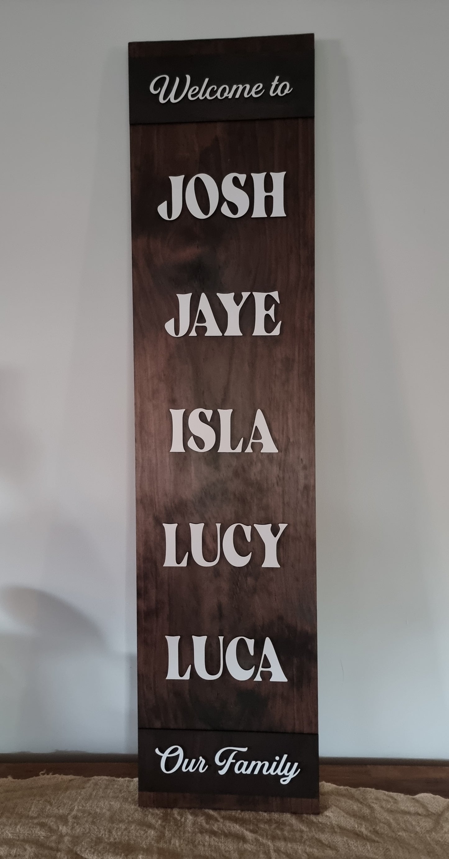Wooden Planque Sign