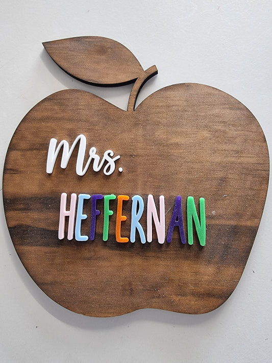 Teachers Apple Sign
