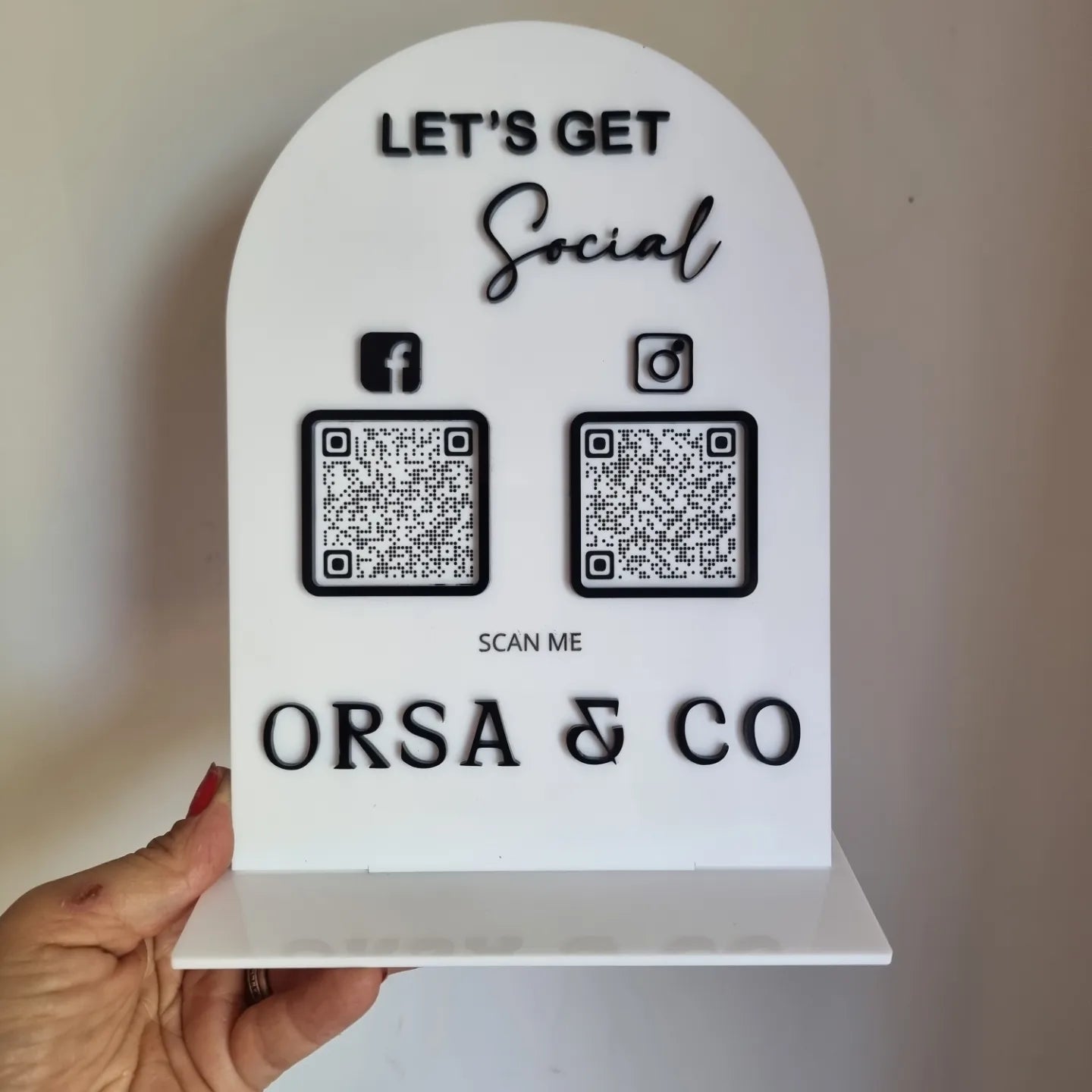QR Code Display – Cutting Edge Laser Design
