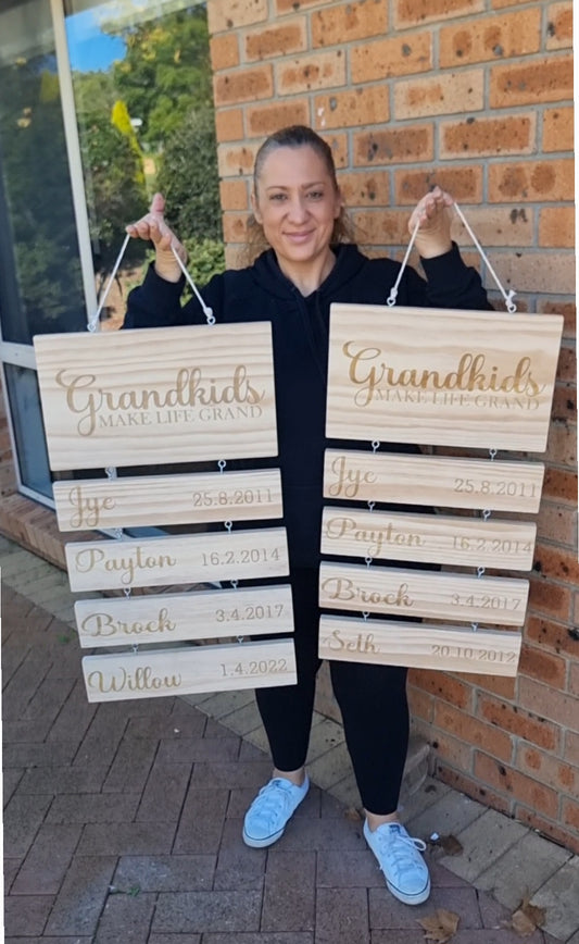 Stacker Slat Signs