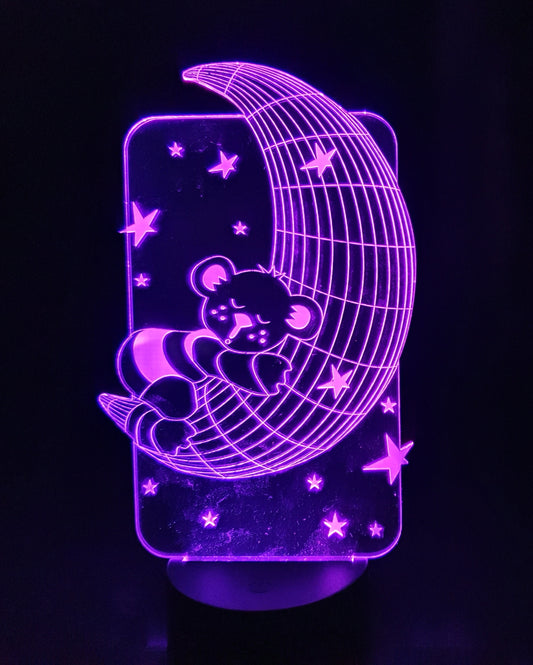 Teddy Bear on Moon Light