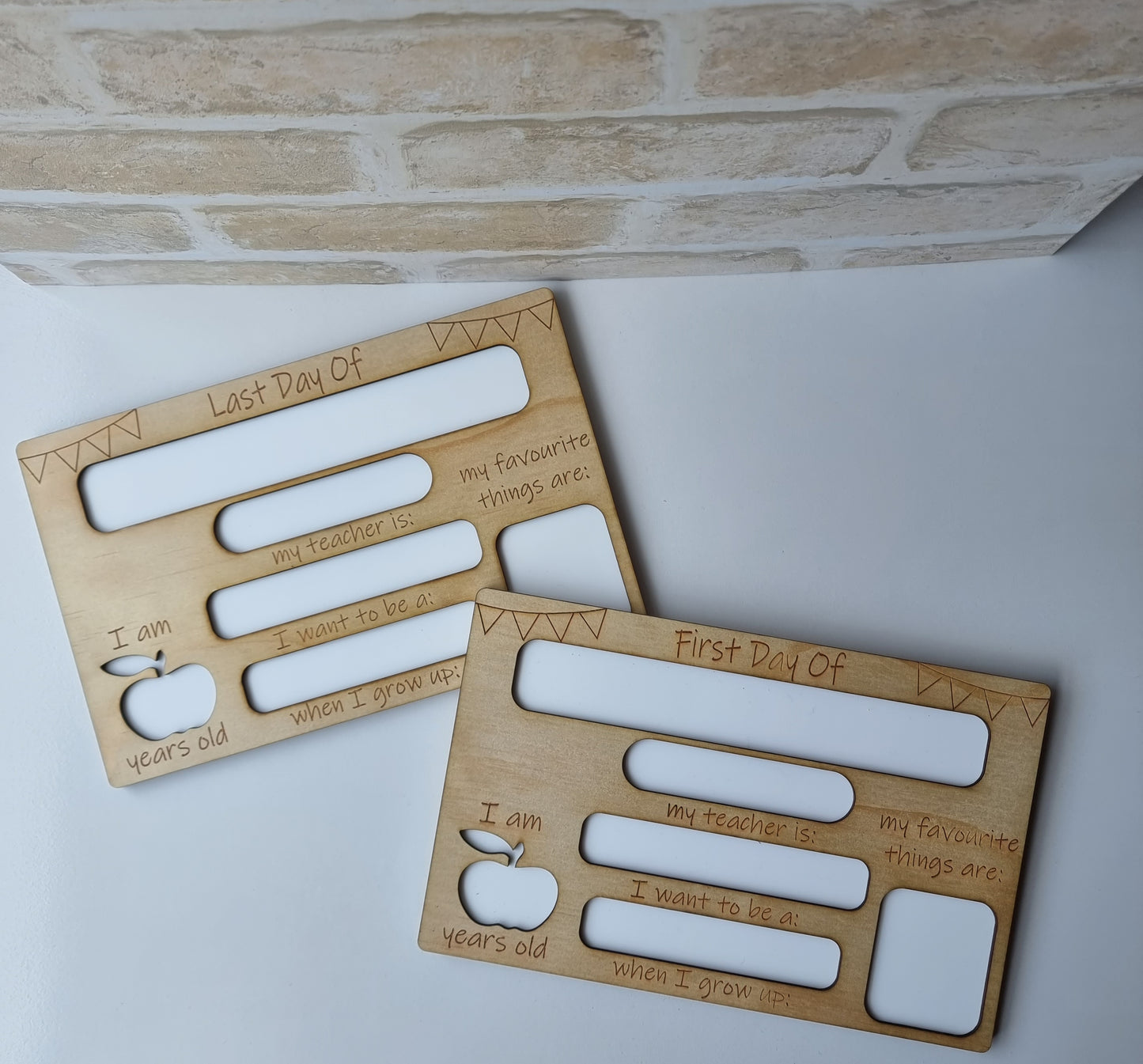 My First Day Plaques