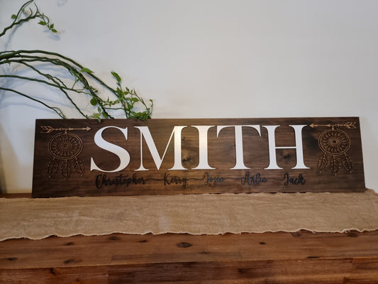 Wooden Planque Sign