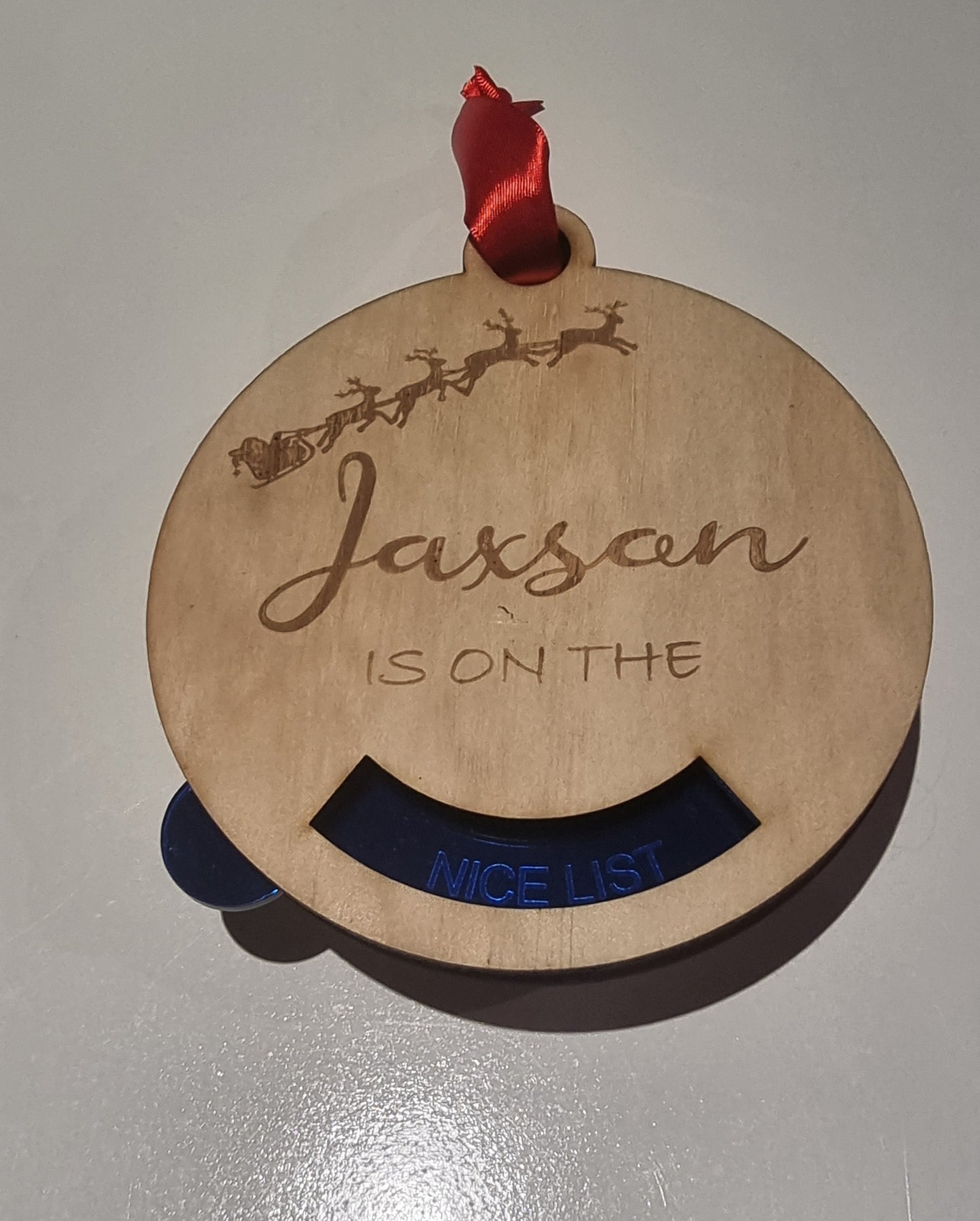Adjustable Christmas Bauble (Naughty or Nice)