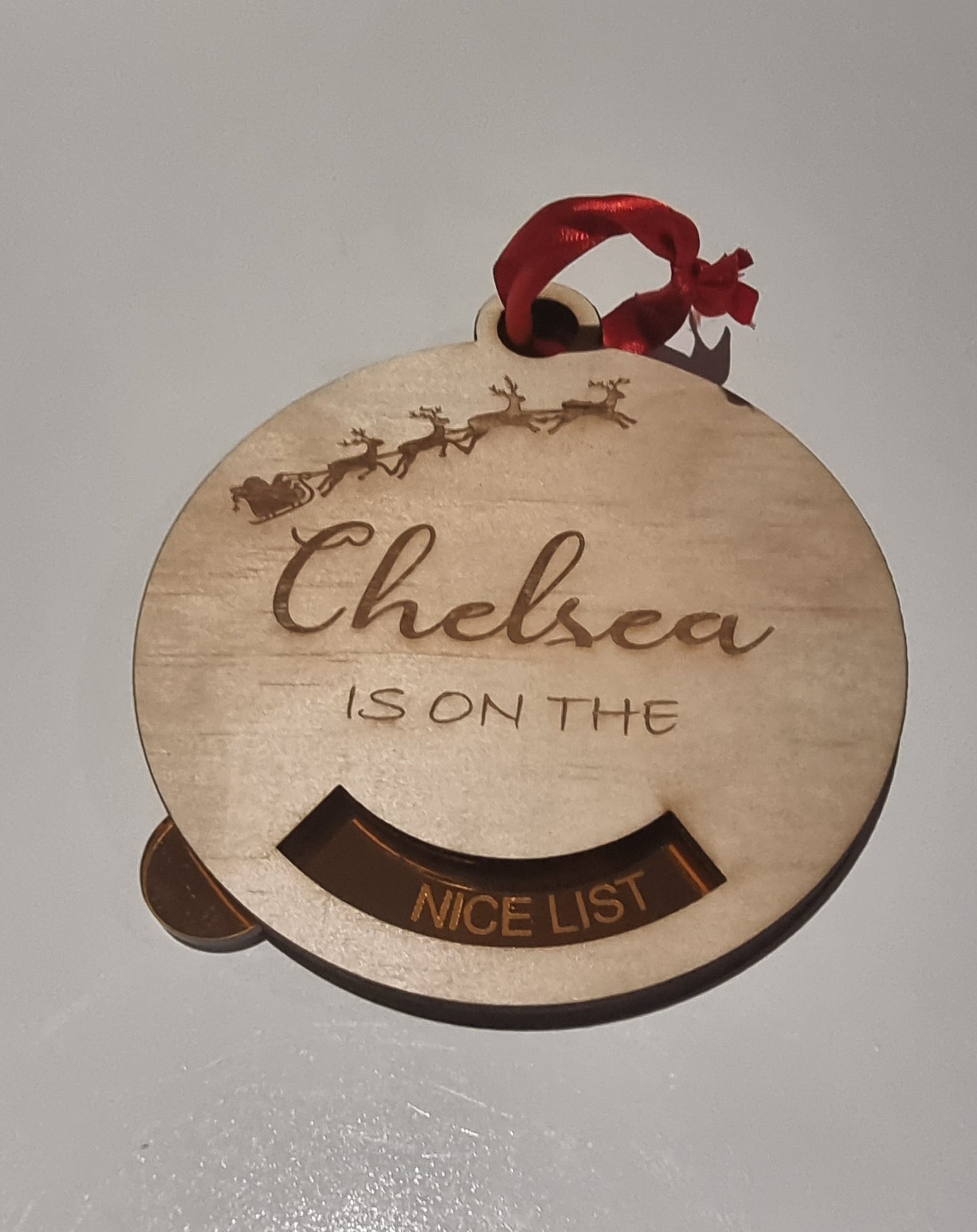 Adjustable Christmas Bauble (Naughty or Nice)