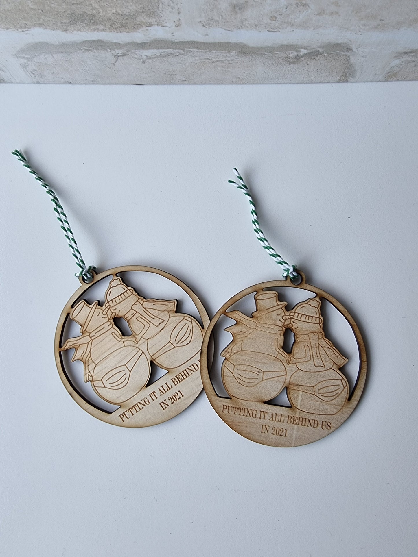 "Putting 2021 Behind Us" Christmas Bauble