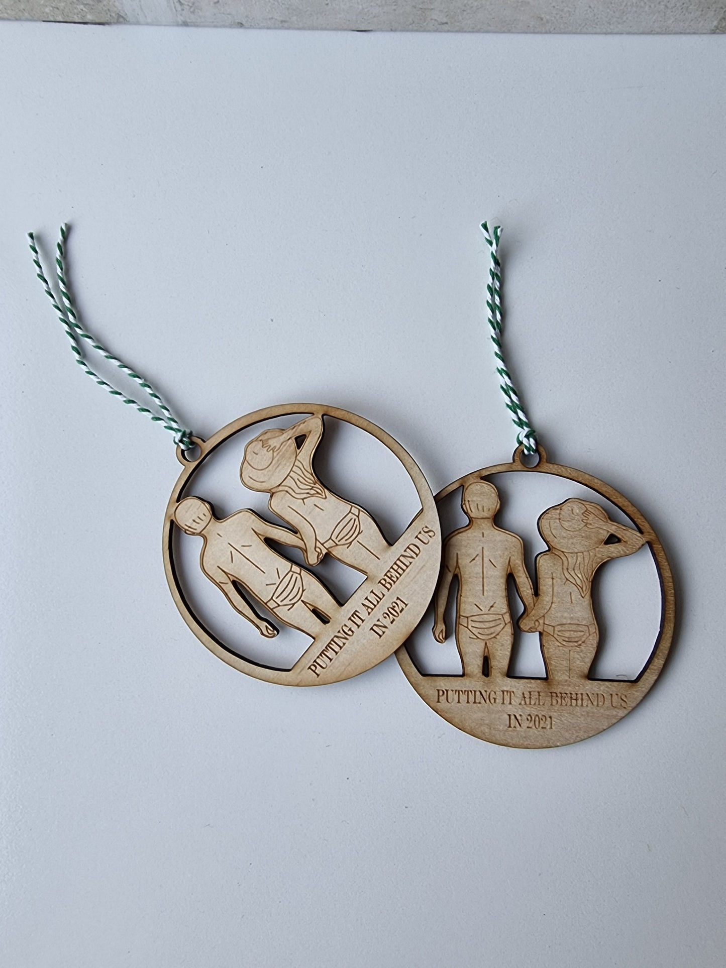"Putting 2021 Behind Us" Christmas Bauble