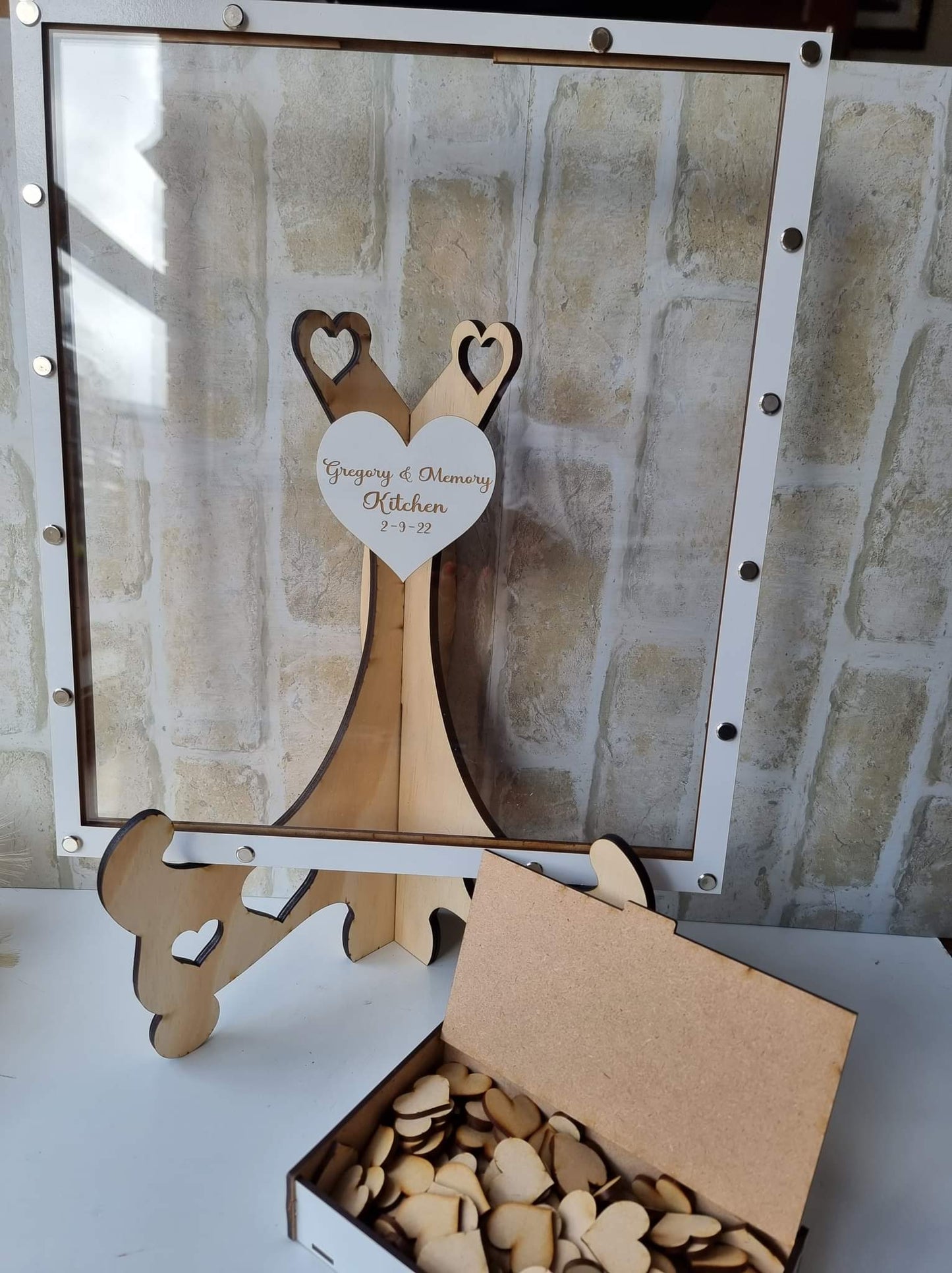 Square Wedding Guest Book