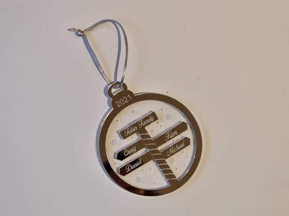 North Pole Christmas Bauble