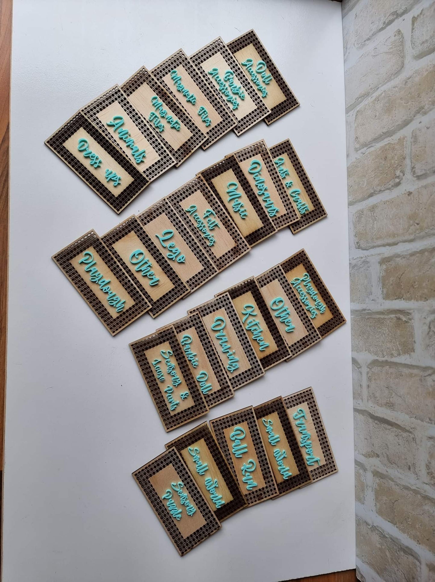 Toy box or Trofast Tub Labels