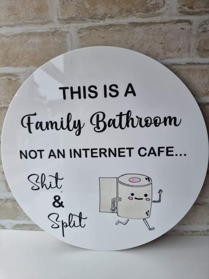 Bathroom/Toilet Sign