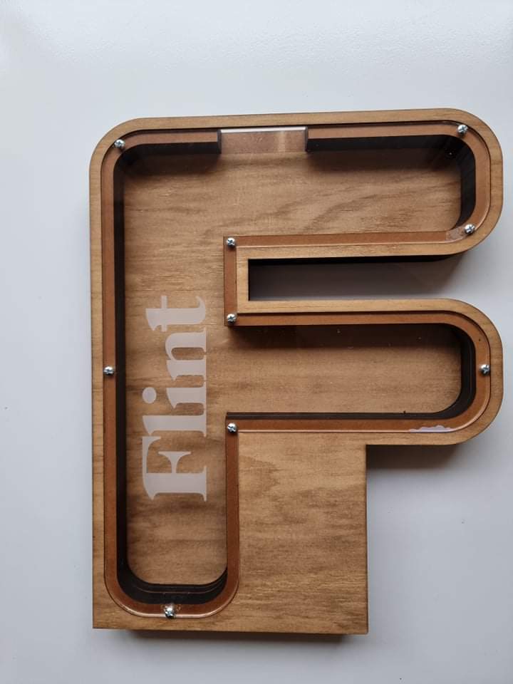 Letter Money Box