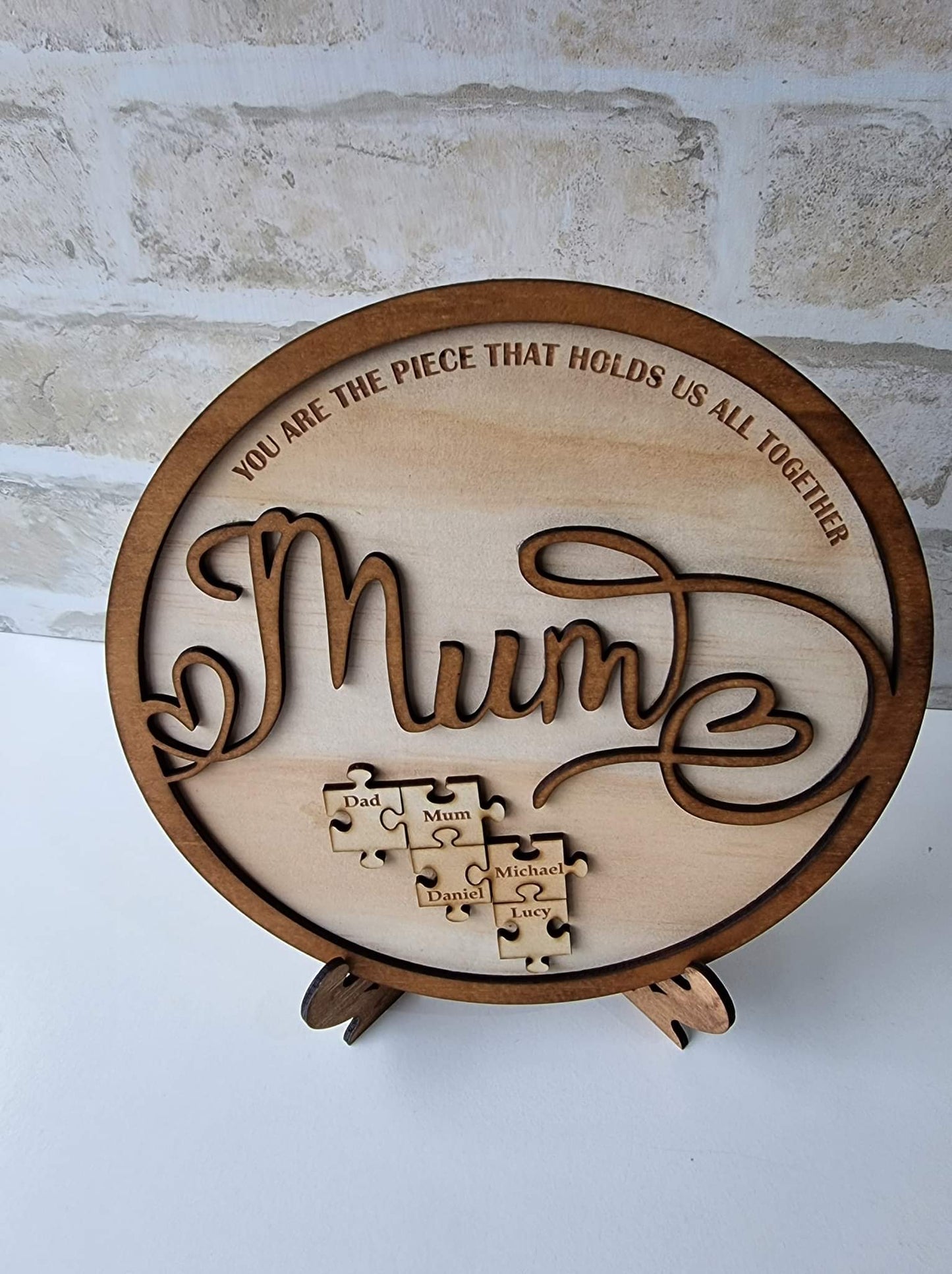 Puzzle Piece Plaque