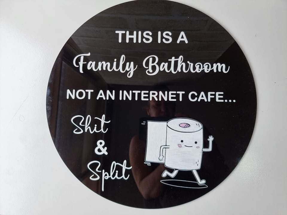 Bathroom/Toilet Sign